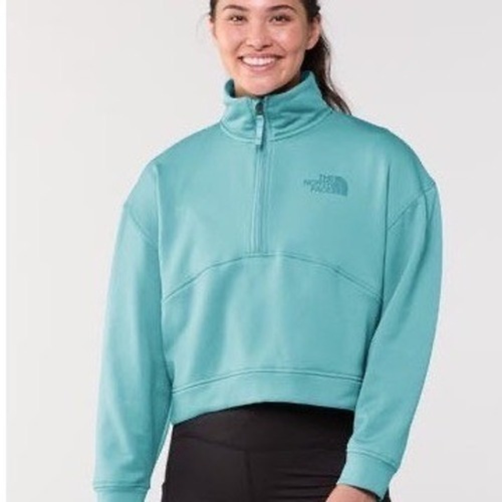 The North Face Horizon Performance Fleece Sweatshirt Women's M Blue Activewear